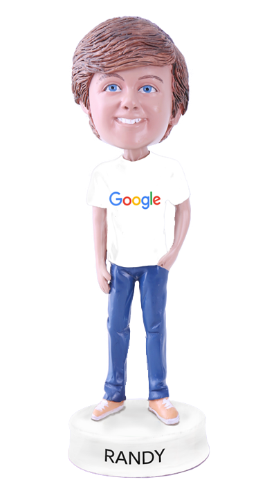 Male with Logo on Shirt