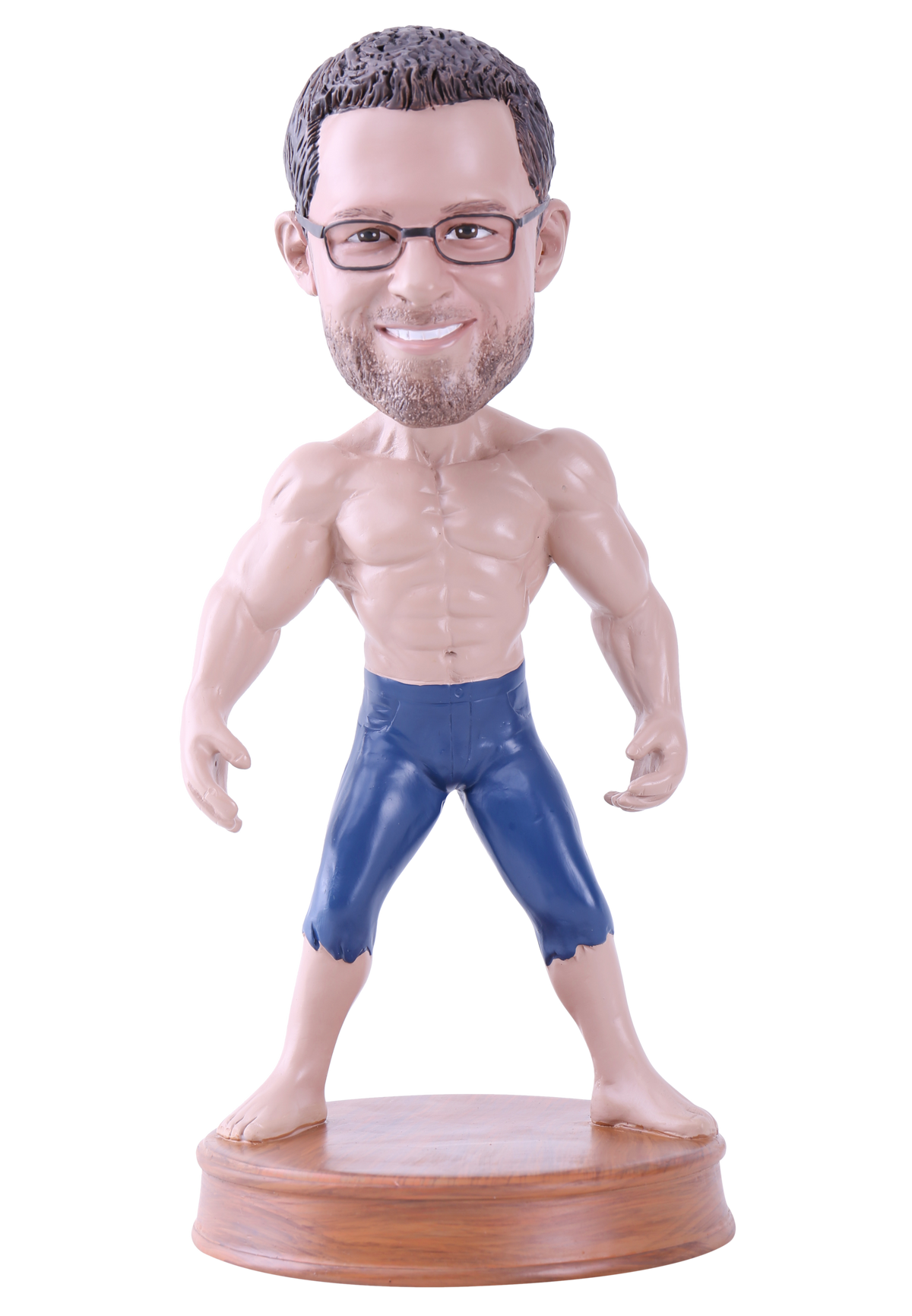 Muscular Man with Shirt Off