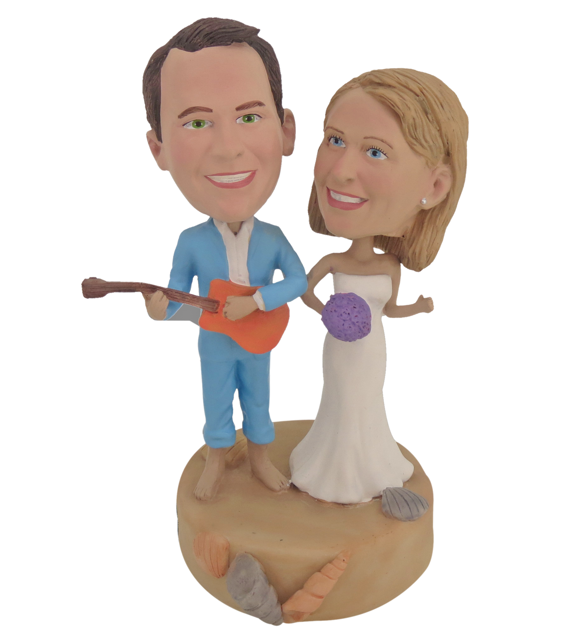 Musical Couple on the Beach