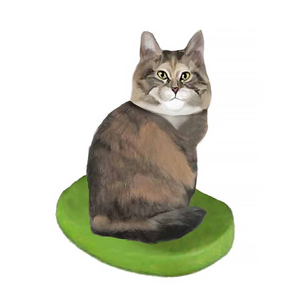 Custom Cat Bobblehead - Maine Coon