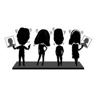 Custom Head To Toe: Quadruple Bobblehead Design