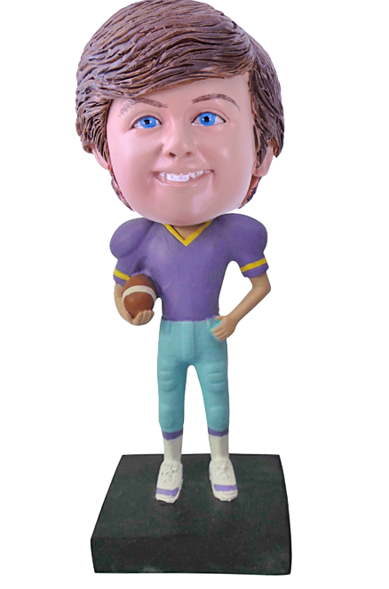 Football Player Straight Ahead