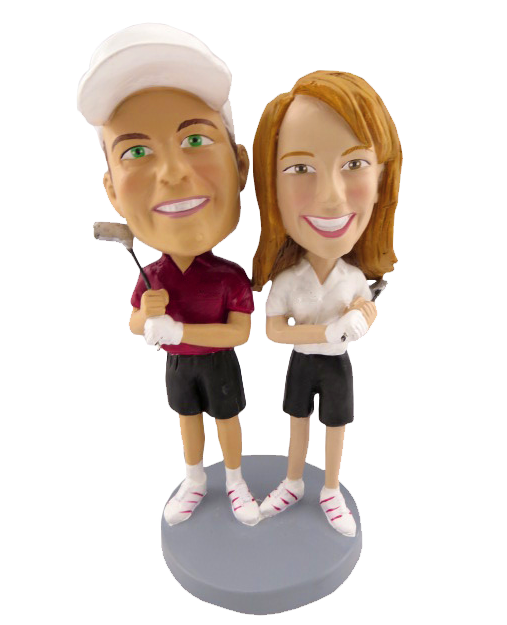 Couples Playing Golf