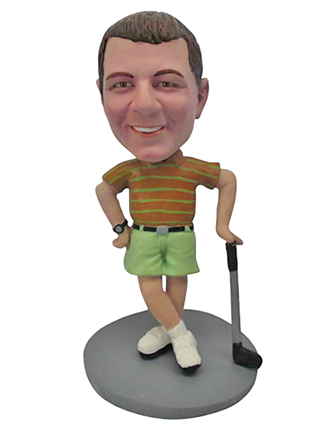Golfer Waiting His Turn