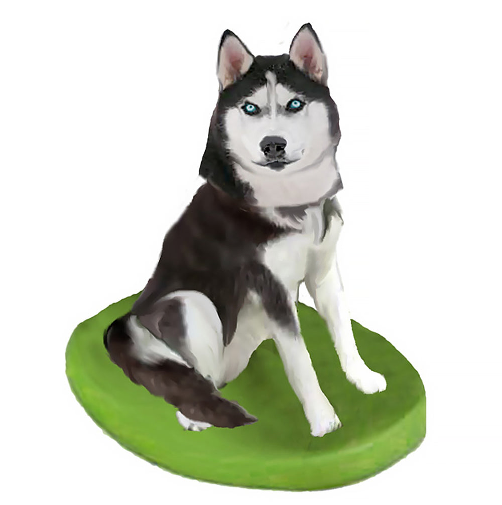 Custom Pet Dog Bobblehead - Husky