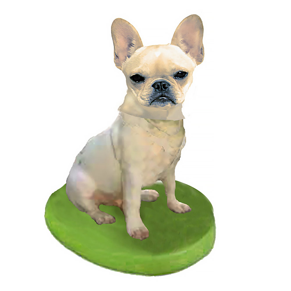 Custom Pet Dog Bobblehead - French Bulldog Fawn